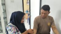 Seksi dokkes Polres Tanjung Balai Rutin Rikkes Personel Pengamanan Kantor KPU, BAWASLU dan Gudang Logistik KPU