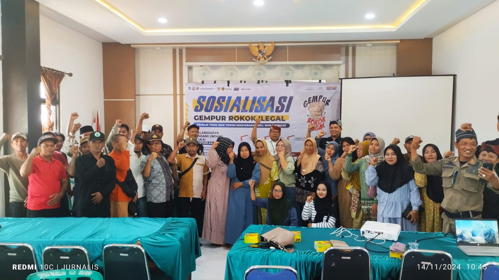 Nuril Falah Sebut Kecamatan Wongsorejo Juaranya Rokok Ilegal dan 12 Desa Watukebu lah Juaranya