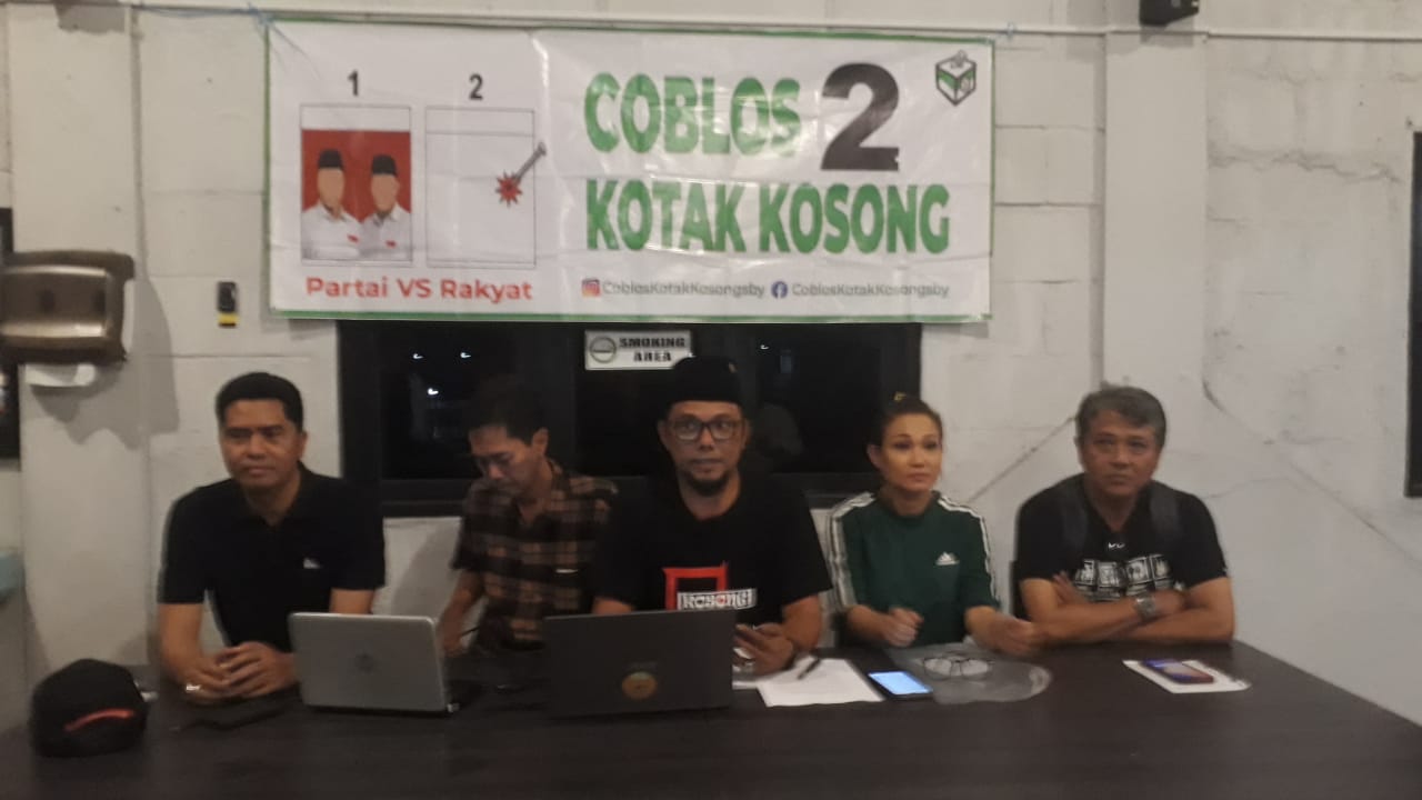 KPU Surabaya Dinilai Gagal Sosialisasikan Kotak Kosong Surabaya