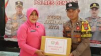 Sempena Hari Bhayangkara ke-78, Polres Bintan Salurkan Ratusan Paket Sembako Kepada Masyarakat