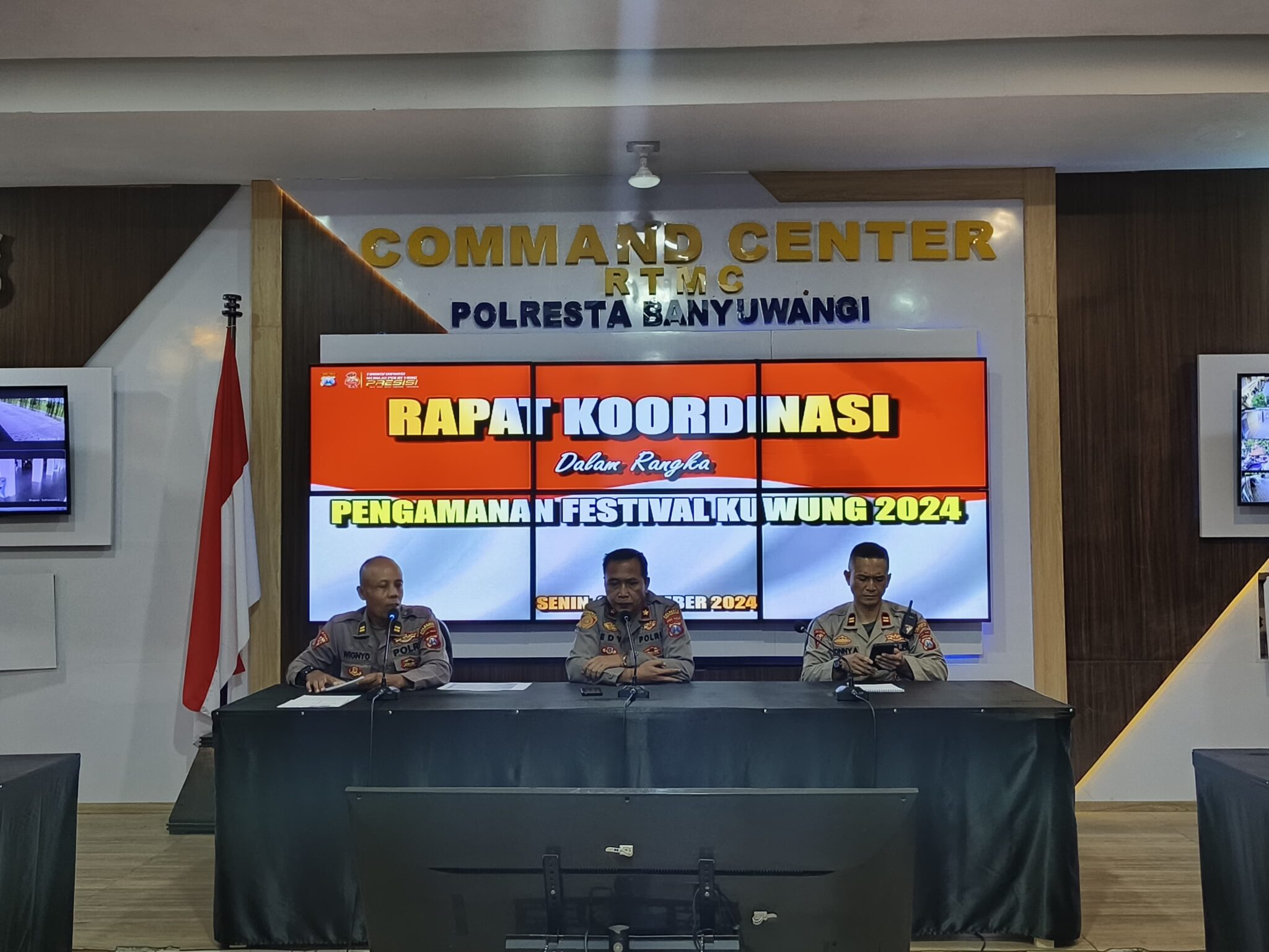Polresta Banyuwangi Gelar Rapat Koordinasi Pengamanan Kuwung 2024 Bersama Instansi Terkait Ciptakan Situasi Kondusif