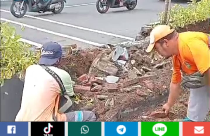 Kecelakaan Tunggal di Tikungan Taman Badaan Magelang, Diduga Sopir Mengantuk