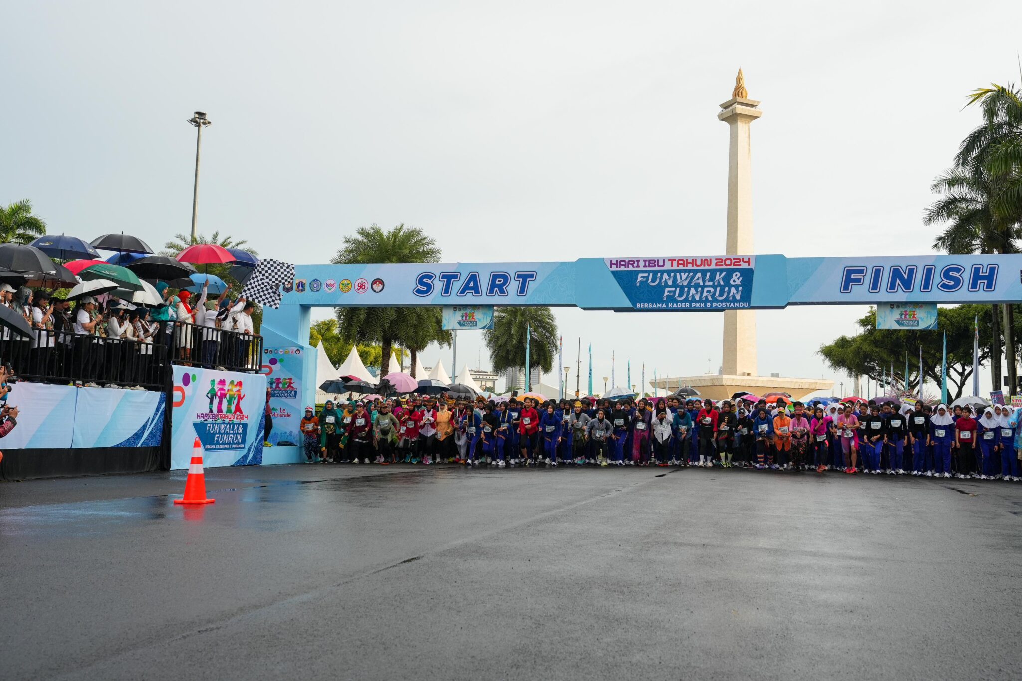 Peringati Hari Ibu 2024, TP PKK Pusat Gelar Fun Run dan Fun Walk