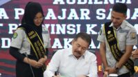 Jaksa Agung Dukung Edukasi Hukum Sejak Dini Saat Terima Kunjungan Duta Pelajar Sadar Hukum Kalimantan Timur 2024