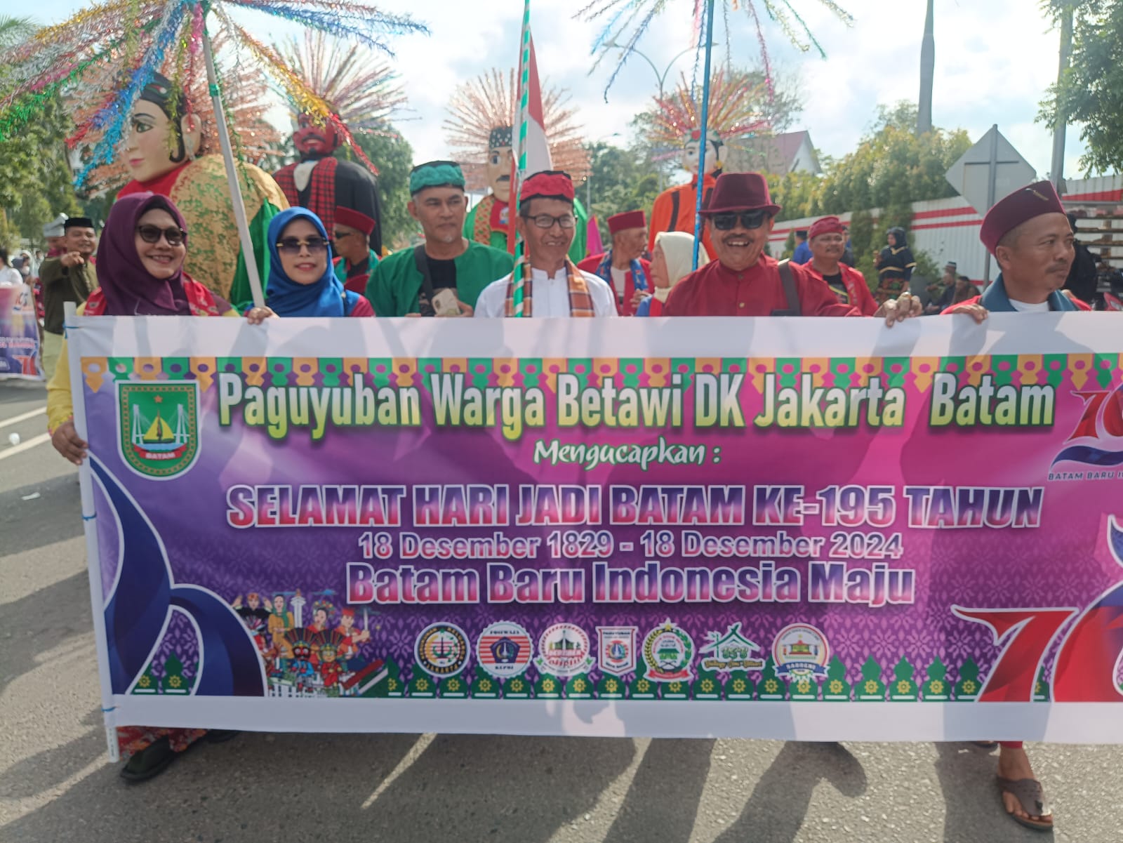 Pagar Budaya Betawi DKI Ikut Meriahkan HUT ke-195 Kota Batam