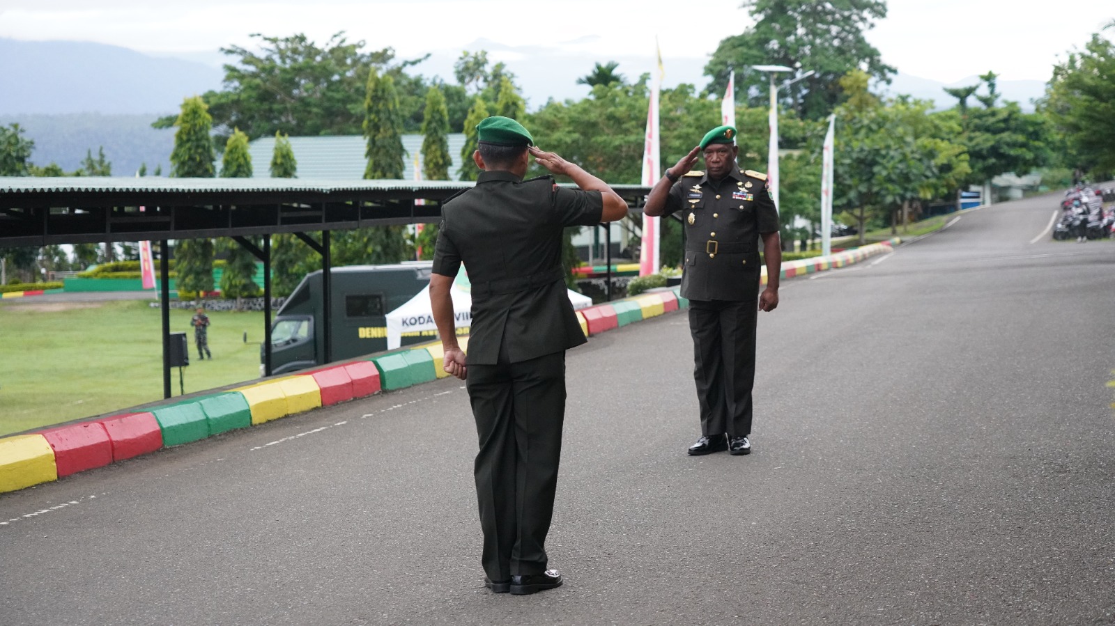 Upacara Peringatan Hari Juang TNI AD Digelar di Kodam Kasuari dengan Khidmat