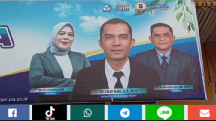 Kehadiran Wartawan Ditolak, Pimpinan STIA-NUSA Sungai Penuh Menuai Kritik