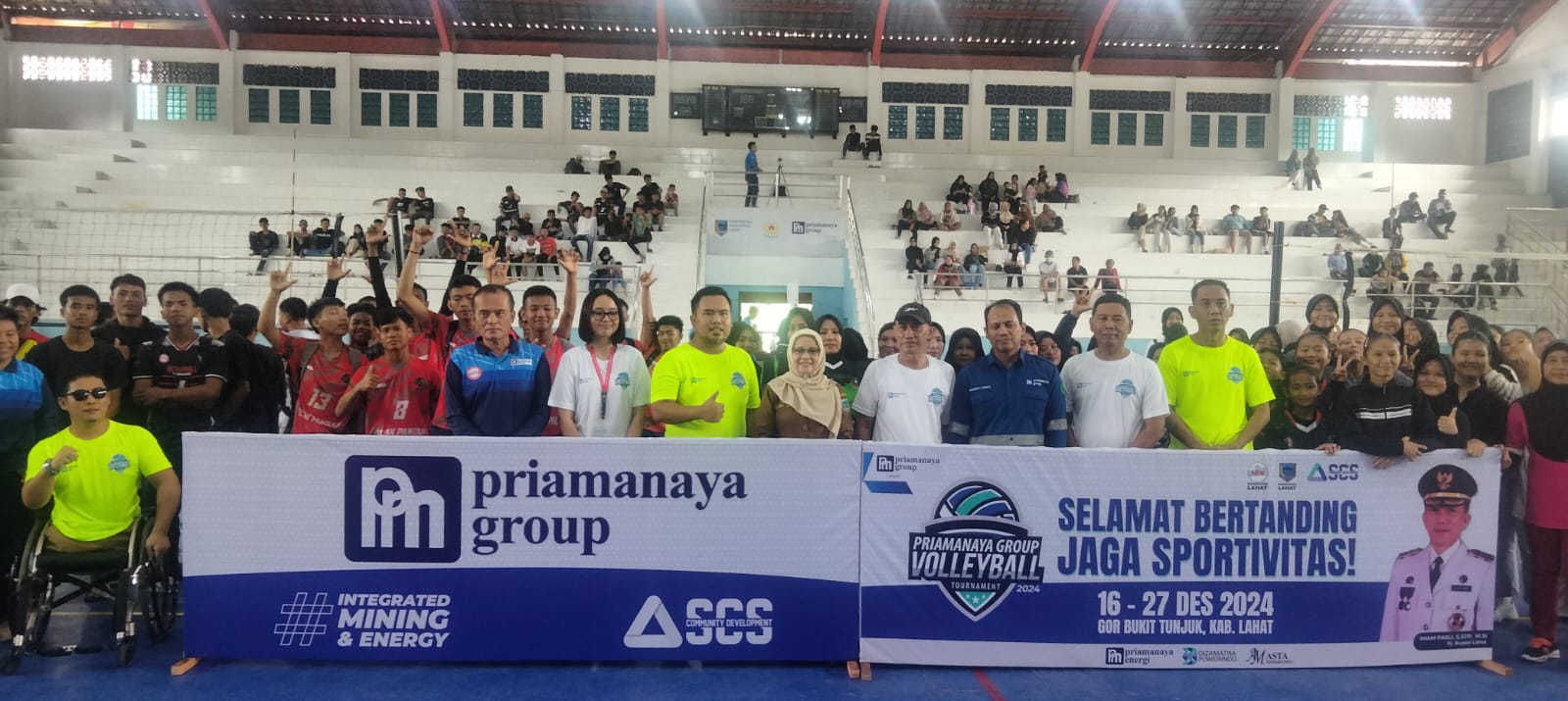 Kadispora Kabupaten Lahat Resmi Membuka Turnamen Voli Primanaya Grup 2024