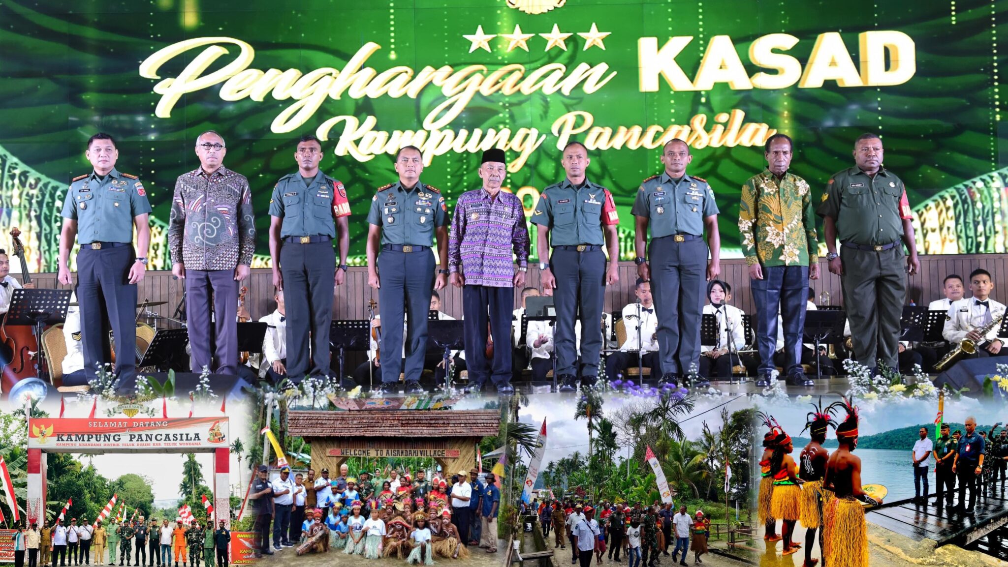 Kodim 1811/TW Meraih Penghargaan KASAD Award Kampung Pancasila 2024
