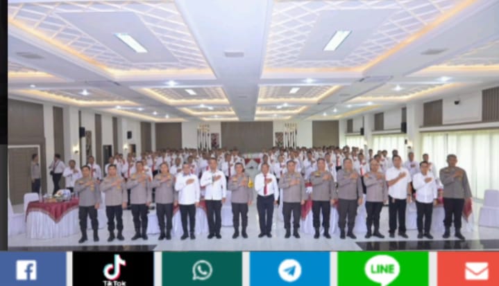 Polda Jambi Gelar Rakernis Reserse, Angkat Tema "Menuju Reserse yang Responsif, Beretika dan Berkeadilan"