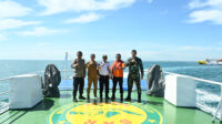 Danlanud RSA Natuna Bersama Forkopimda Gelar Patroli Laut dan Tinjau Posko Terpadu Nataru