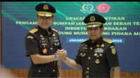 Pelantikan Kolonel Cpm Andi Suci Agustiansyah ﻿Sebagai Direktur Penindakan Jaksa Agung Muda Bidang Pidana Militer ﻿
