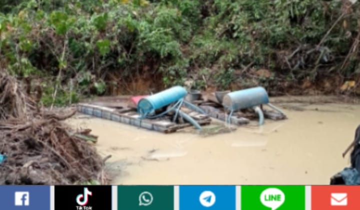 Penambangan Emas Ilegal di Sekitar Kantor Bupati Kuantan Singingi Diduga Kebal Hukum