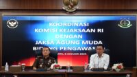 Rapat Koordinasi Antara Jaksa Agung Muda Bidang Pengawasan dan Komisi Kejaksaan RI