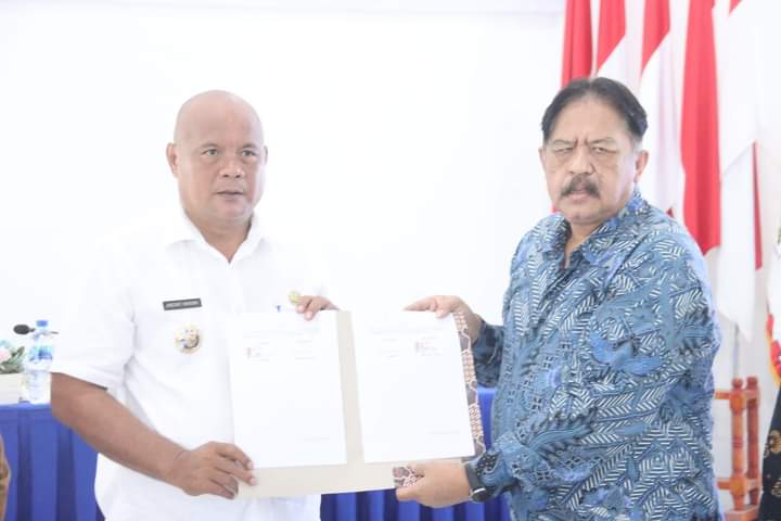 Pemkab Nias Utara Melaksanakan Nota Kesepakatan Dengan Politeknik Kesejahteraan Sosial Bandung Dalam Hal Penyelenggaraan Kesejahteraan Sosial