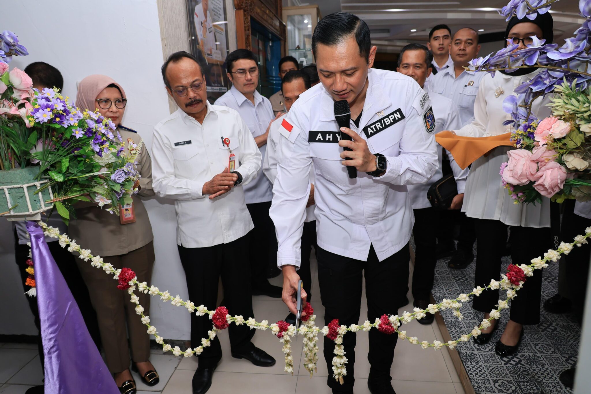 Menteri AHY Resmikan Si Kanjeng, Ruang Situasi dan Informasi Kanwil BPN Provinsi Jawa Tengah
