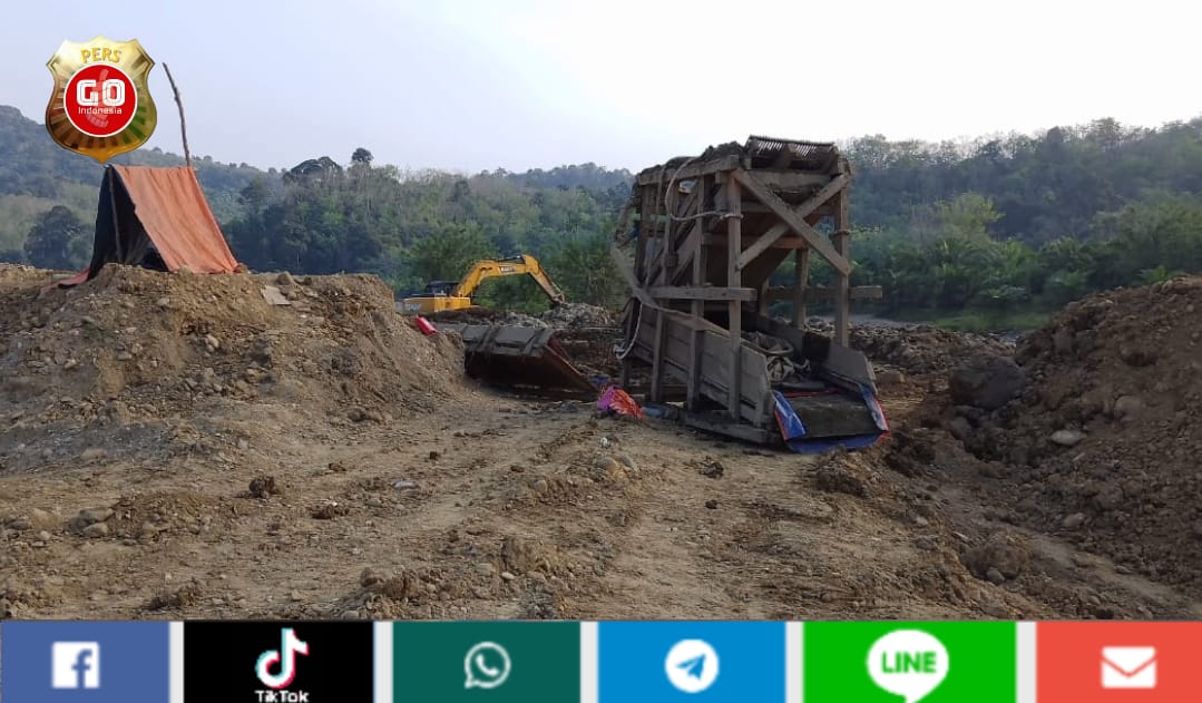 Tambang Emas Ilegal Bebas Beraktivitas di Desa Rantau Ngarau, Diduga Milik Inisial SN
