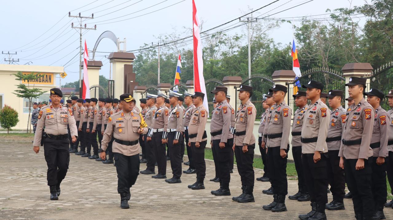 Kapolres Meranti Pimpin Apel Kesiapsiagaan Penanganan Karhutla
