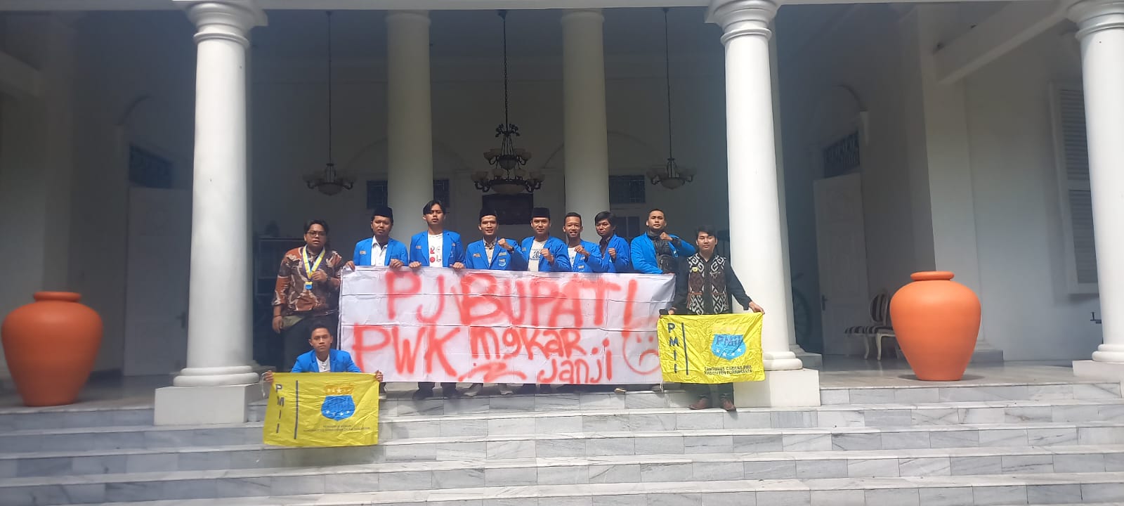 PMII Anggap Pj Bupati Purwakarta Ingkar Janji Karena Tolak Permohonan Audiensi