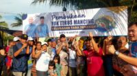 Relawan Bakal Calon Wali Kota dan Wakil Wali Kota Lubuk Linggau, H. Rachmat Hidayat dan H. Rustam Effendi menggelar Lomba Memancing