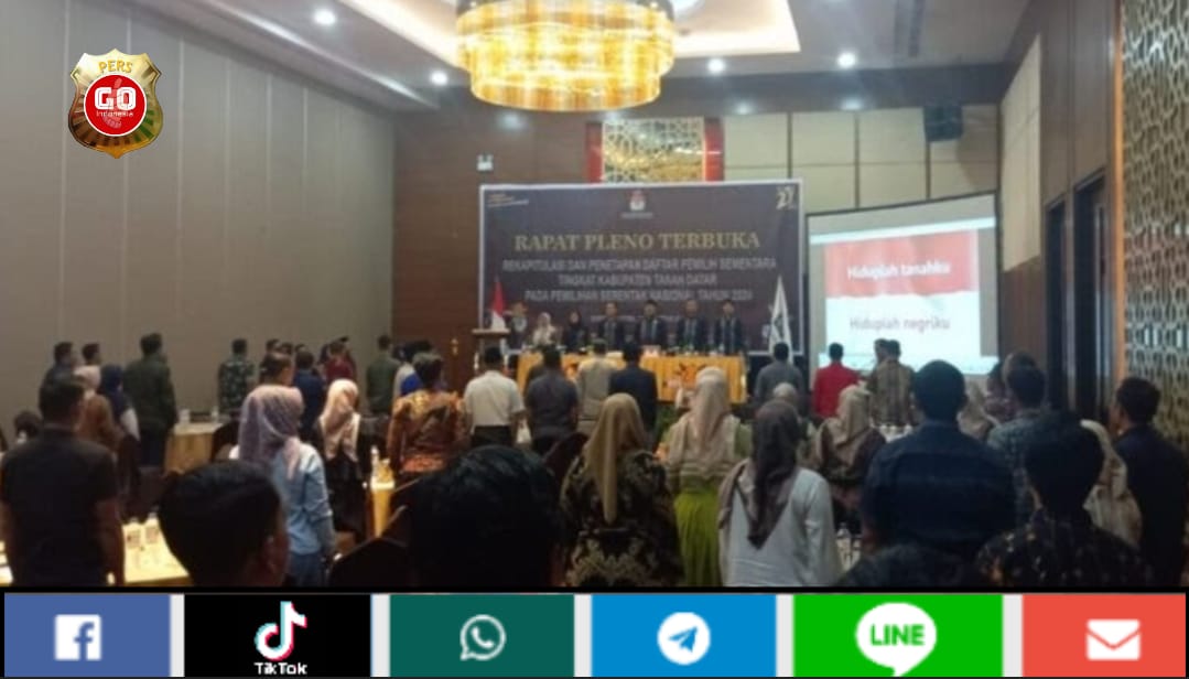KPU Tanah Datar Gelar Rapat Rekapitulasi DPS Pilkada 2024
