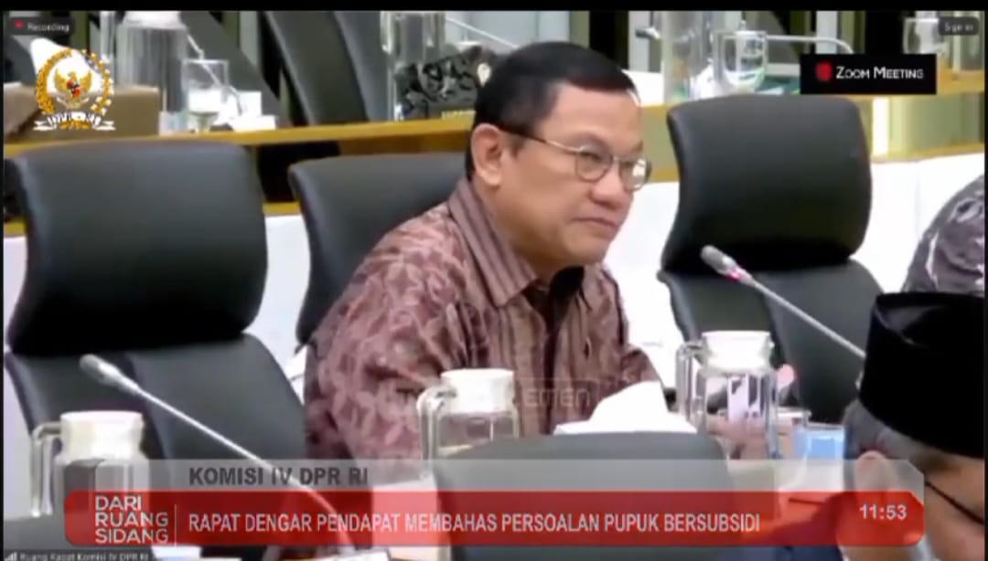 RDP Komisi IV DPR, Hanan A Rozak Pastikan Bantuan Subsidi Pupuk Dapat Dirasakan Secara Merata Dan Berkeadilan Diterima Petani