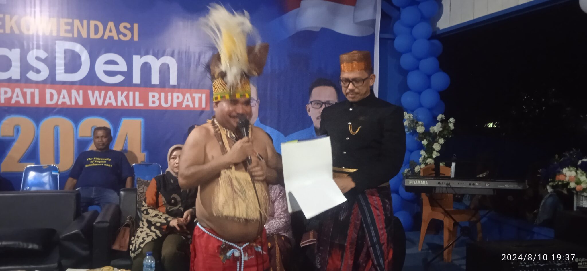 Daniel Asmorom Resmi Jadi Kader Jabat Wakil Ketua DPD Nasdem Teluk Bintuni dan Paslon Pilbup Teluk Bintuni Bersama DAMAI Daniel Asmorom -Alimudin Baedu