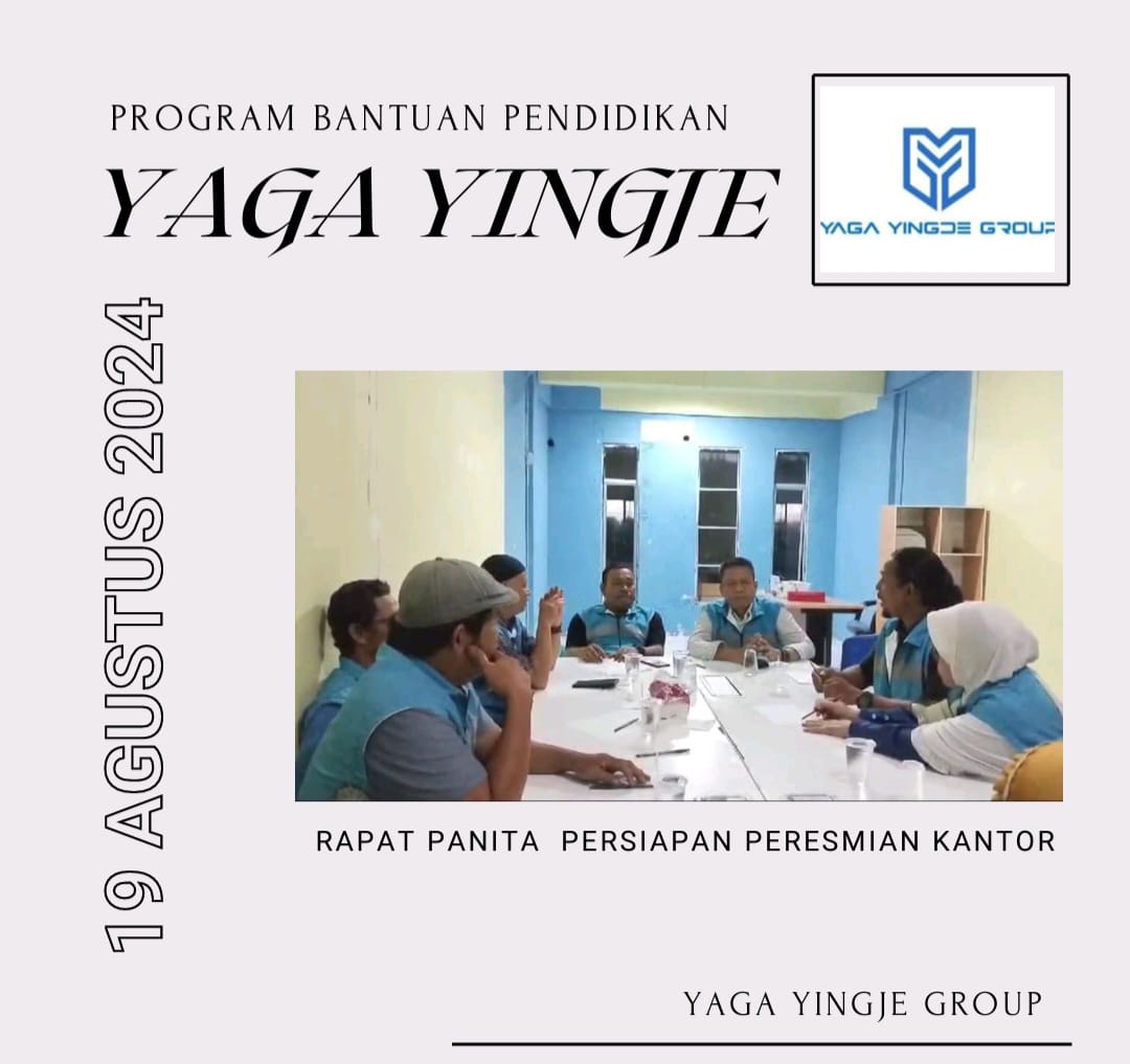 Leader Yaga Yingje Ibrahim Membuka Rapat Persiapan Peresmian Kantor Batam