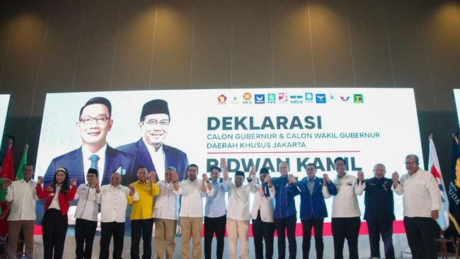 KIM Plus Resmi Usung Ridwan Kamil - Suswono Maju Pilgub Jakarta