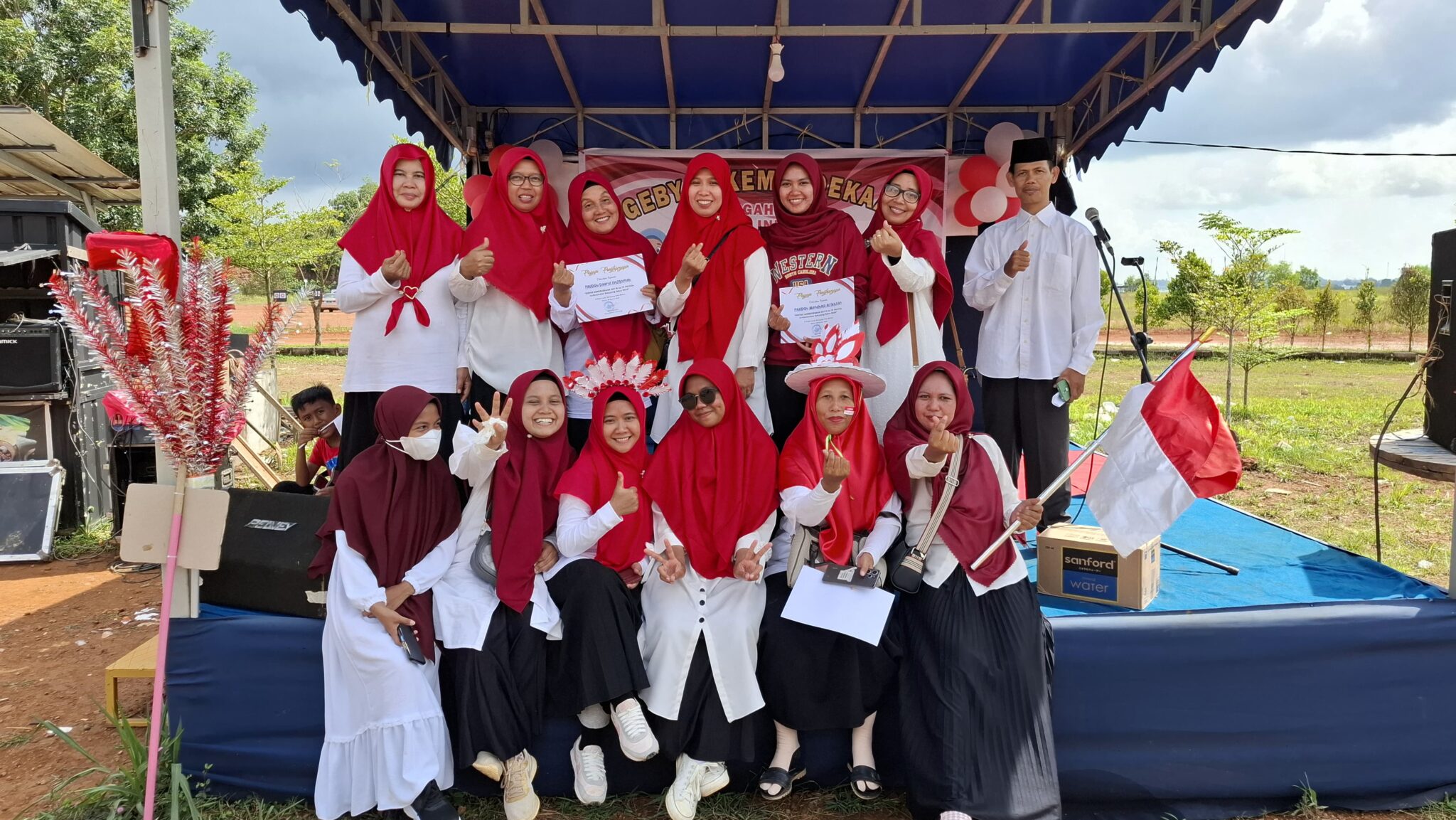Keceriaan dan Gembira Anak-anak PAUD QU Meriahkan HUT RI ke-79