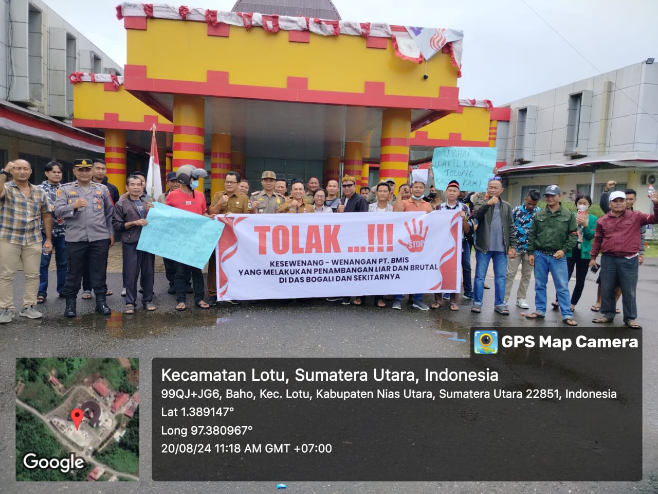 Bupati Nias Utara tidak Memberikan Waktunya Temui Masyarakat Berorasi
