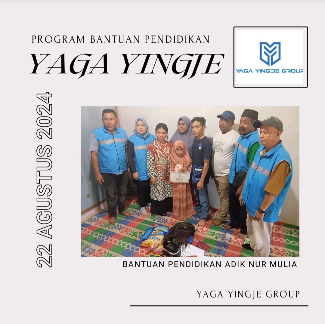 Peduli Pendidikan Yaga Yingje Group Menyalurkan Bantuan di Sei Beduk, Tanjung Piayu Batam