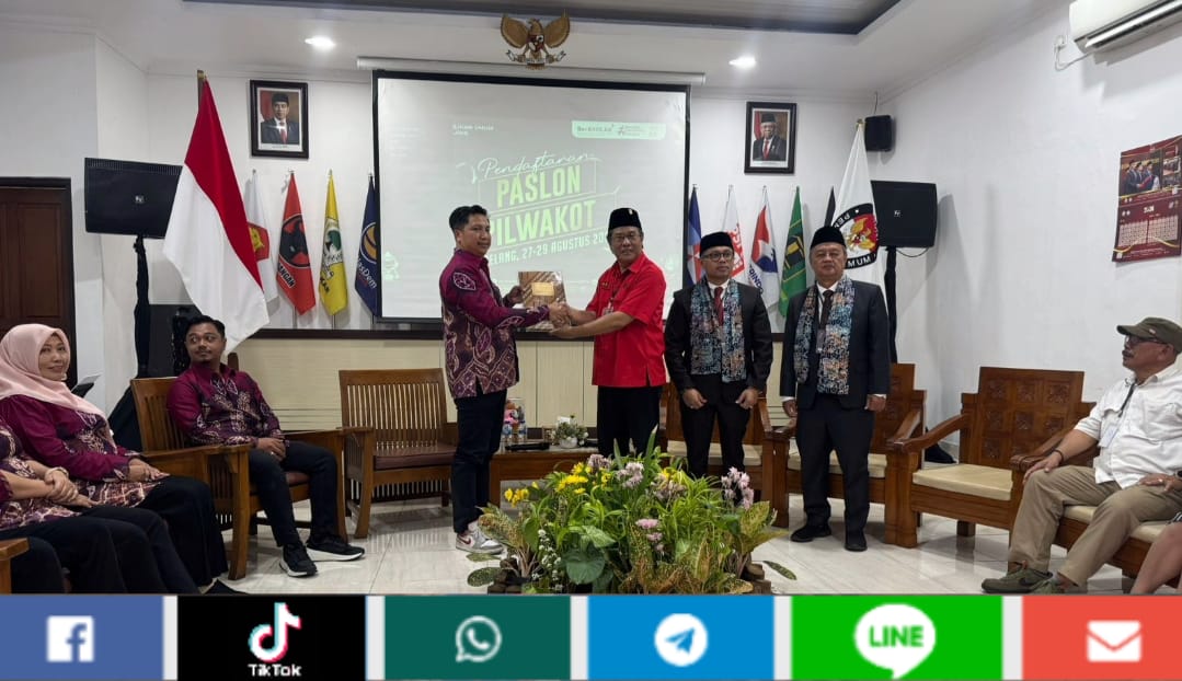 Damar Prasetyono Dan Sri Harso Resmi Daftar Ke KPU Magelang, Siap Berkompetisi di Pilkada 2024