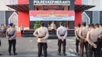 Kapolres Kep Meranti sampaikan Netralitas Polri dalam Apel Gabungan