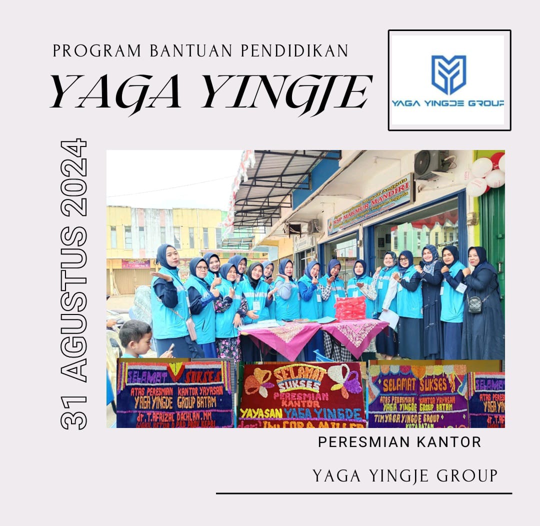 Peresmian Gedung Baru Kantor Yaga Yingje Batam Sukses Meriah