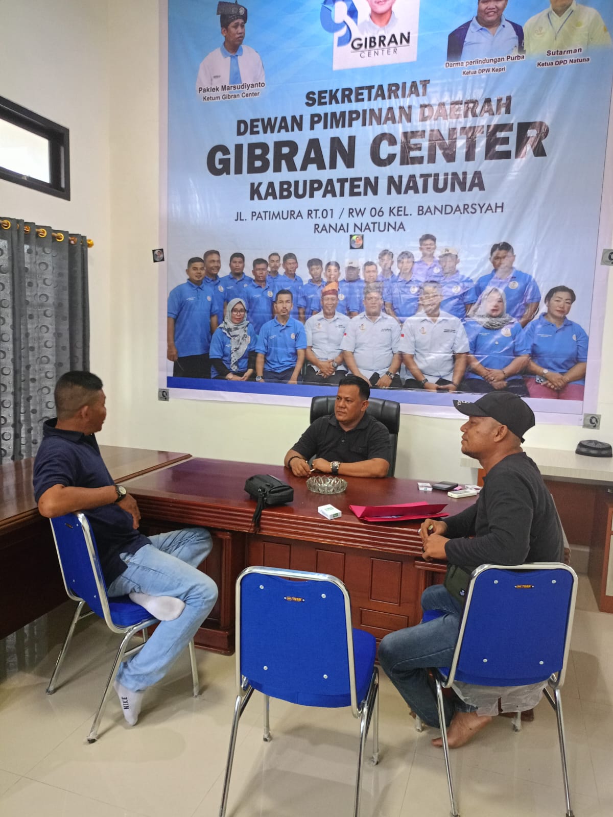 *Kunjungan DPD IWO Indonesia Natuna ke Kantor Sekretariat DPD Gibran Center Natuna*