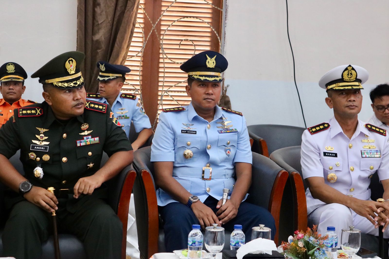 Danlanud Raden Sadjad Hadiri Pelantikan Anggota DPRD Natuna Masa Jabatan 2024-2029