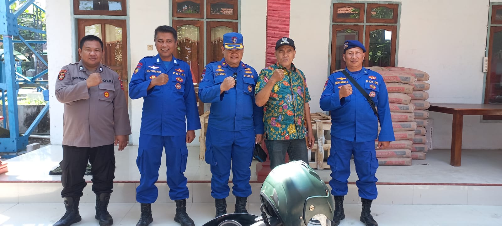 Jaga Kamtibmas Kawasan Pesisir, Satpolairud Polresta Sidoarjo Giatkan Sambang Desa