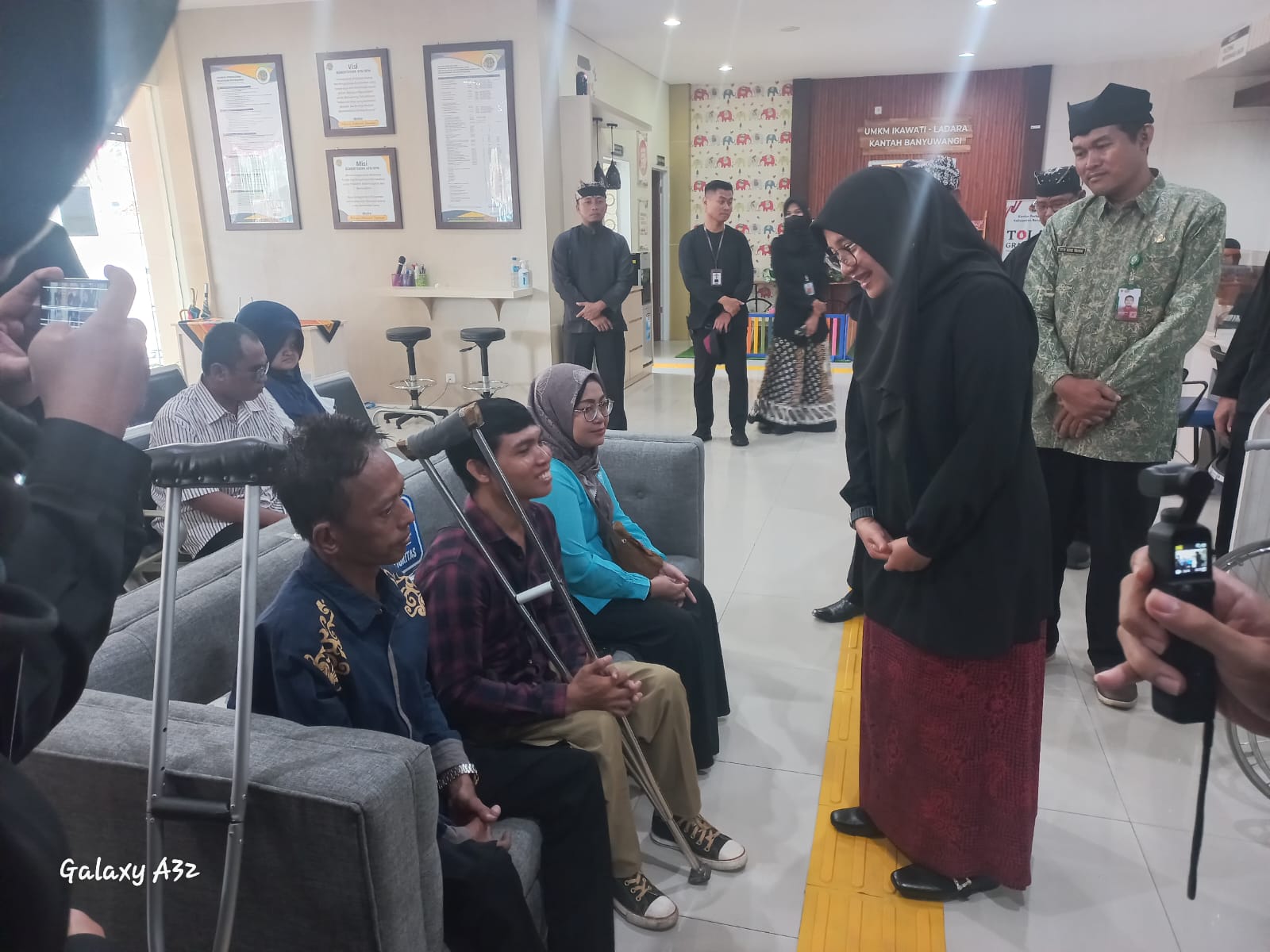 Ibu Bupati Tinjau Fasilitas Ramah Disabilitas di Kantor Pertanahan (BPN) Banyuwangi