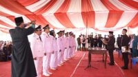 M. Firsada Lantik 9 Penjabat Kepala Tiyuh se- Tubaba