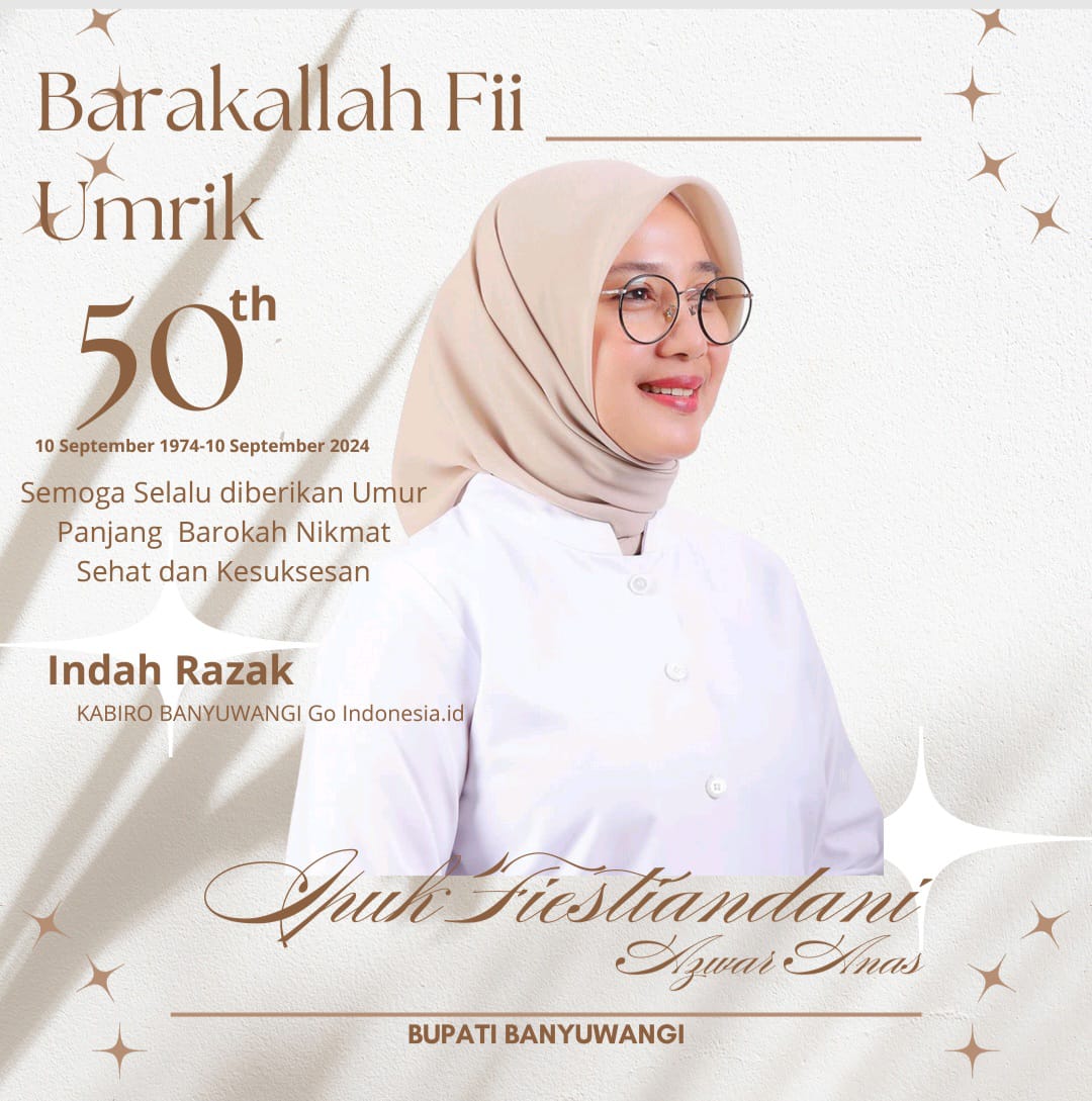 Ipuk Fiestiandani Merayakan Ulang Tahun ke-50