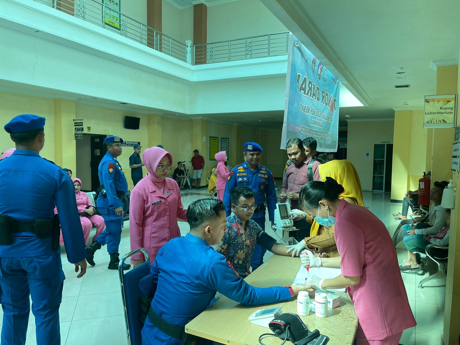 HUT Ke-74, Pol Airud Kep Meranti Gelar Aksi Donor Darah