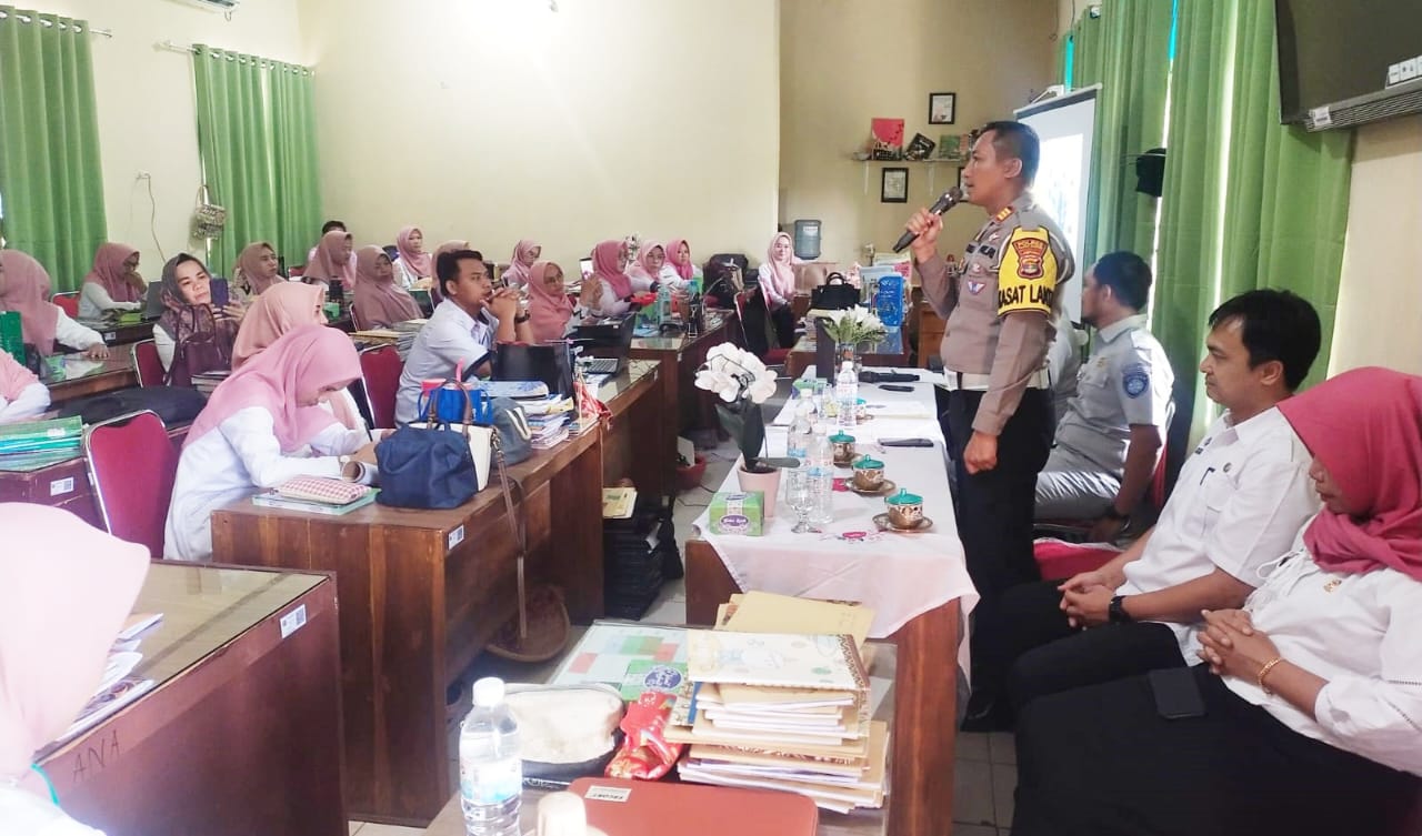 Cegah dan Minimalisir Laka Melibatkan Pelajar, Ini Yang Dilakukan Satlantas Polres Tulang Bawang


