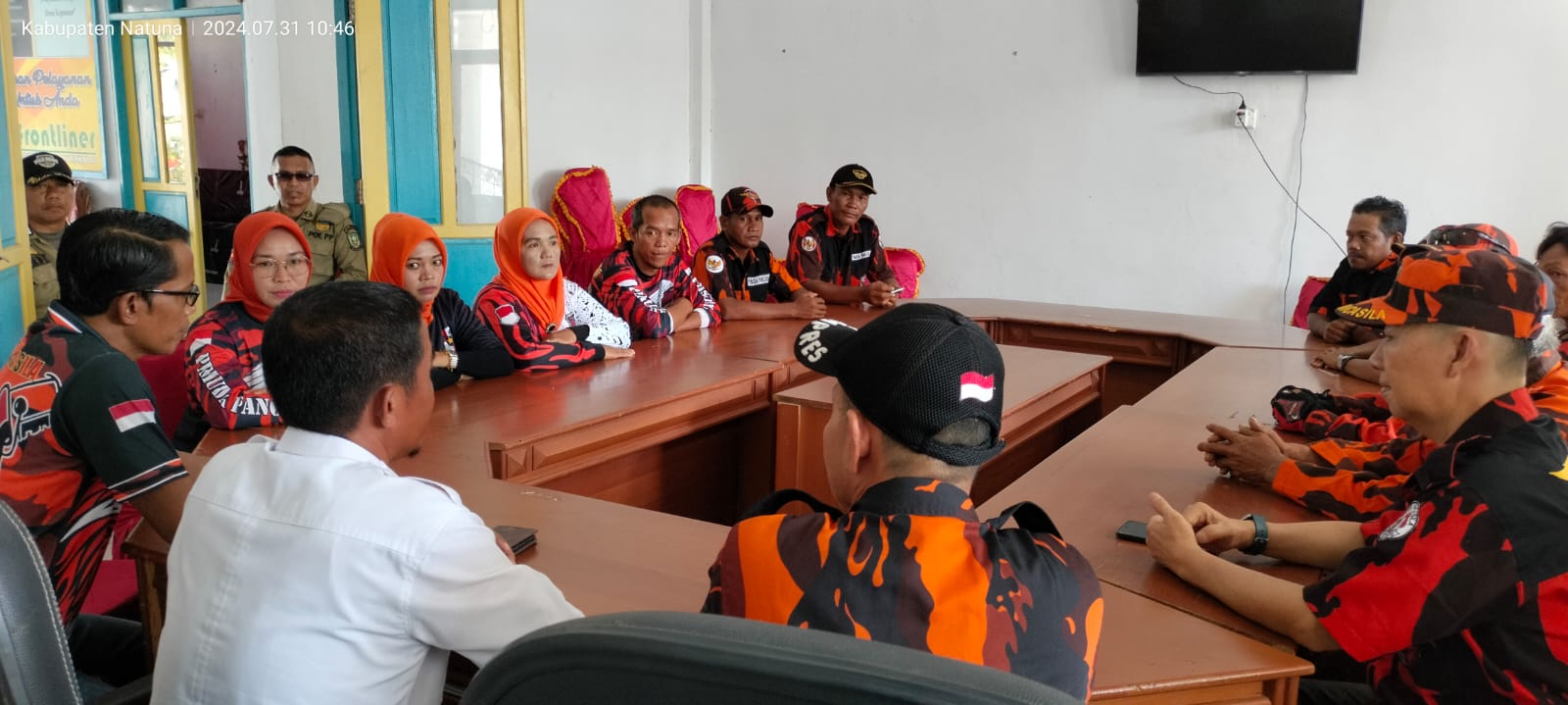 Acara Rapat Pleno Pemilihan Pengurus Pemuda Pancasila PAC Kecamatan Bunguran Barat (2024-2027)*

