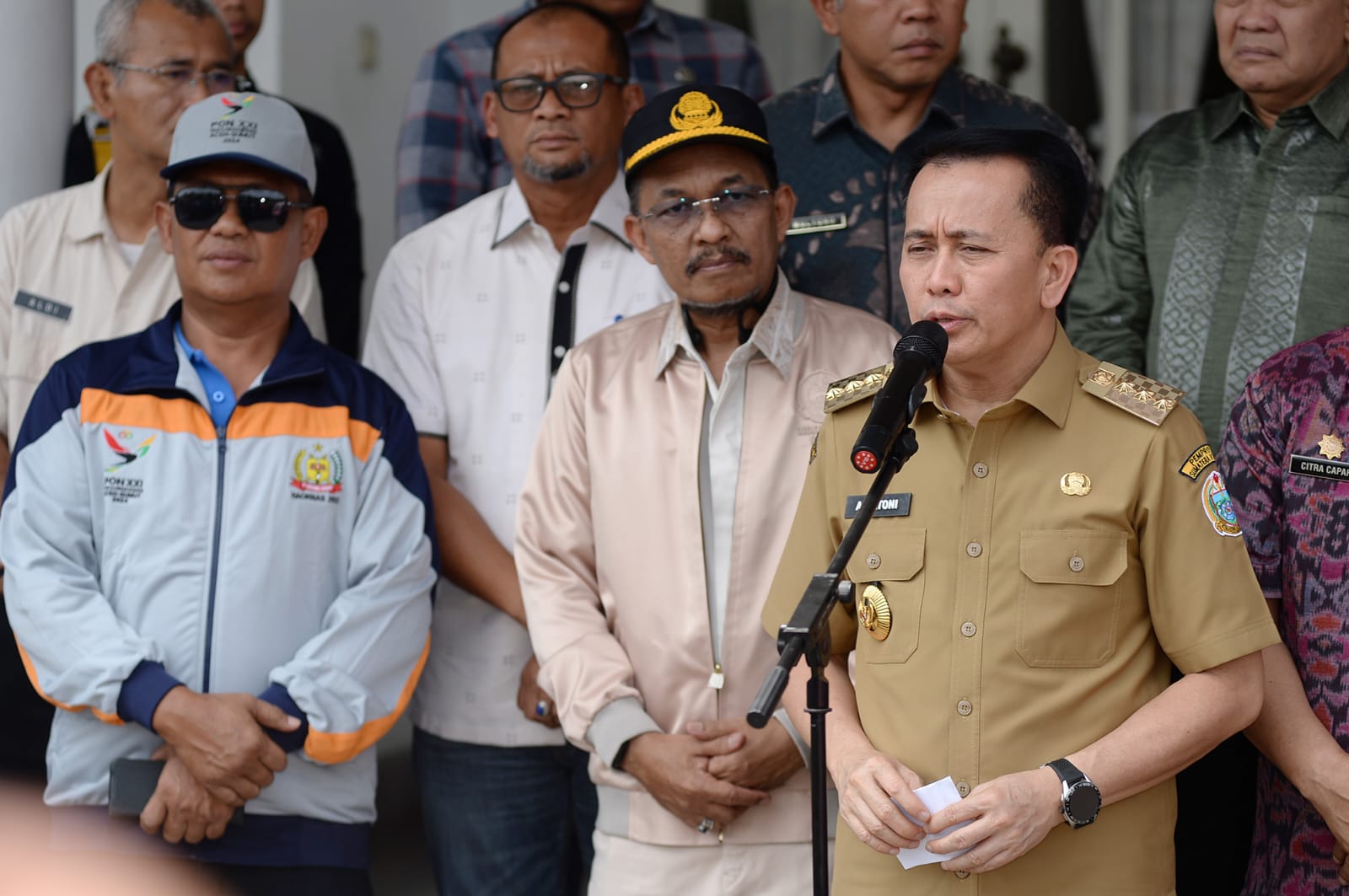 Perkuat Promosi dan Sosialisasi PON, Pj Gubernur Sumut Agus Fatoni Lepas 550 Becak PON XXI Tahun 2024