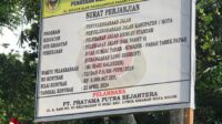 Ini Baru Paten Proyek Miliyaran Tampa Mengunakan Safety K3, Pekerjaan Pelebaran Jalan Dak Paket 6