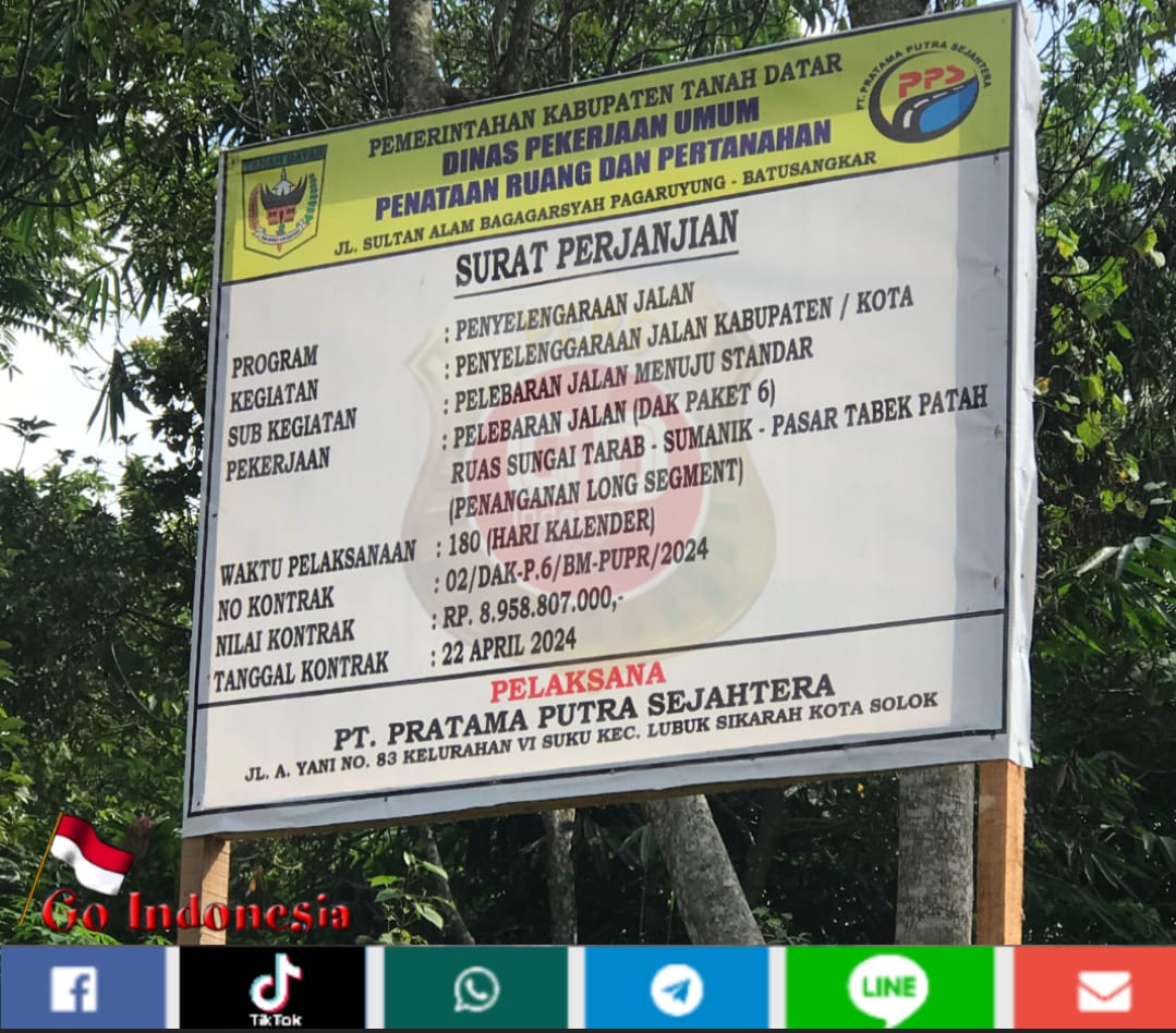 Ini Baru Paten Proyek Miliyaran Tampa Mengunakan Safety K3, Pekerjaan Pelebaran Jalan Dak Paket 6