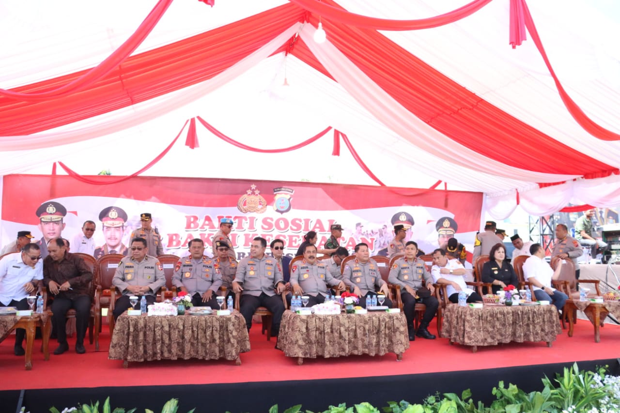 Wakapolri Gelar Bakti Sosial dan Cek Kesehatan Gratis di Kabupaten Dairi