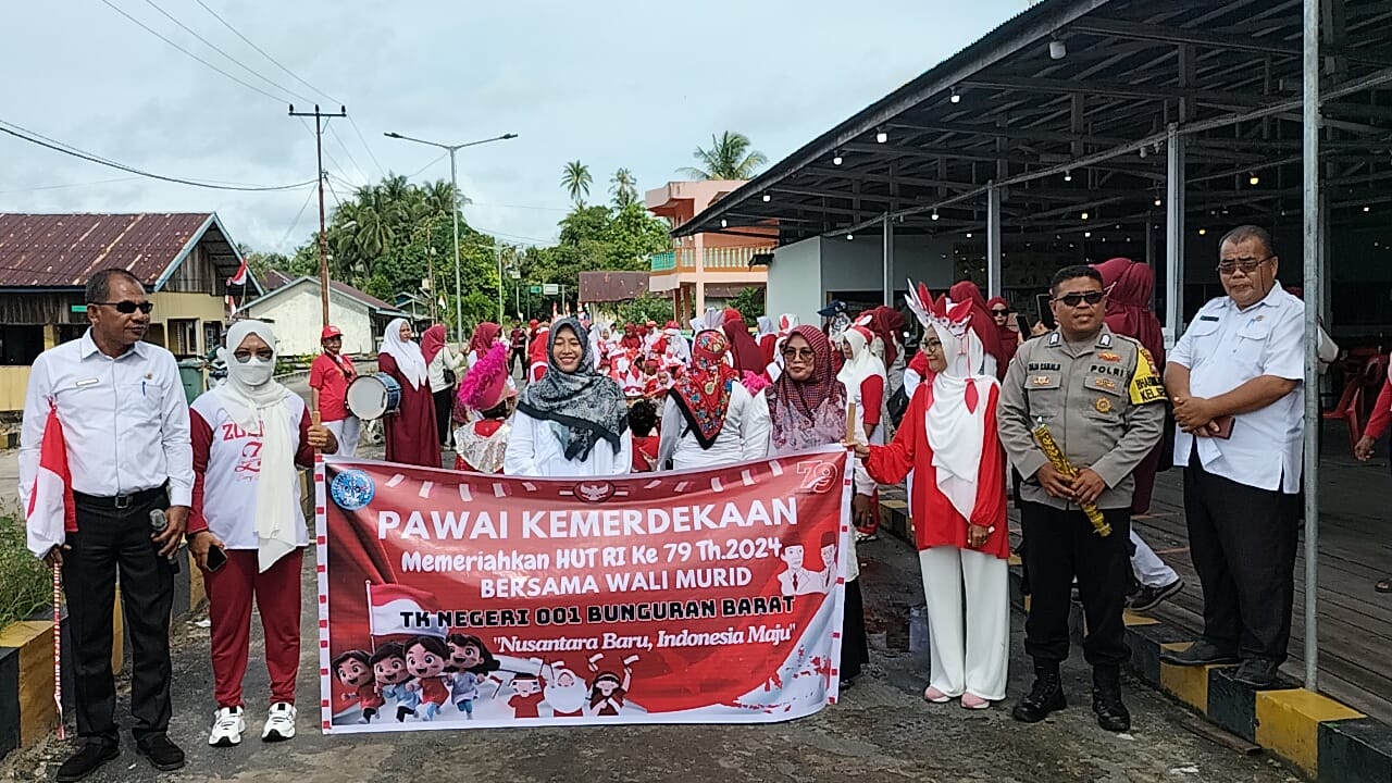 Pawai Karnaval TK Negeri 001 Bunguran Barat: Membangun Cinta Tanah Air Sejak Dini**