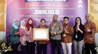 Kemenparekraf Raih Penghargaan Sebagai Anggota JDIHN Terbaik Tahun 2024
